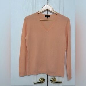 Charter Club Luxury Womens Soft & Cozy‎ 100% Cashmere Size Medium Peach